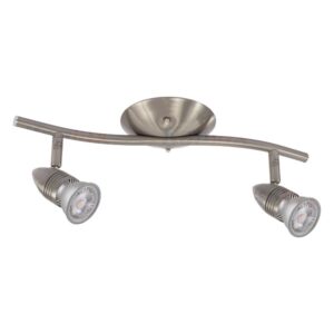 Applique 2 Luci Orientabile GU10 Satinato MOLI